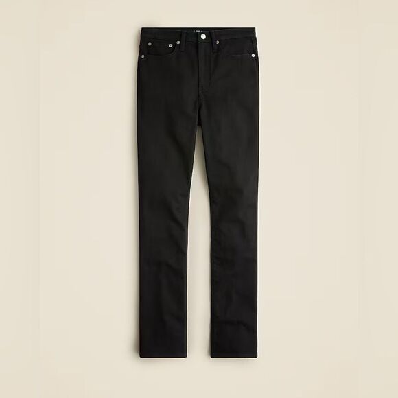 NWT J CREW Slim straight jean in black - Picture 4 of 7